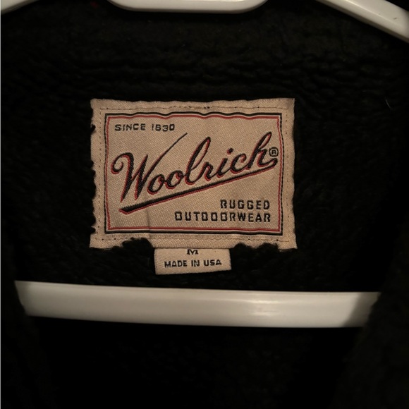 Woolrich vintage wool Men’s  Sherpa lined wool Woolrich plaid jacket - Picture 6 of 7